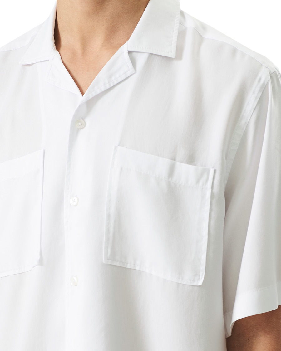 Herren | Hemden | BOSS BLACK | BOSS Lars Resort Collar Short Sleeve Shirt White