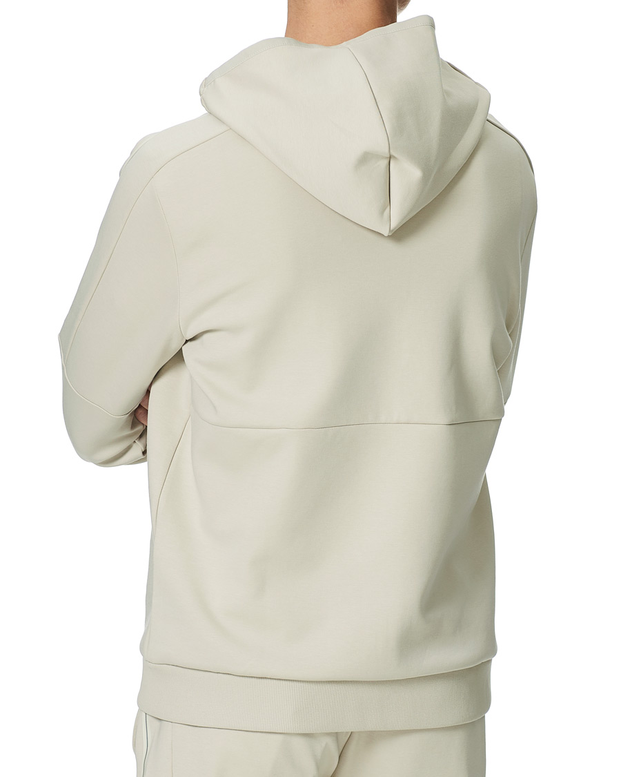 Herren | Pullover | BOSS GREEN | BOSS Athleisure Saggy Full Zip Hoodie Light Beige