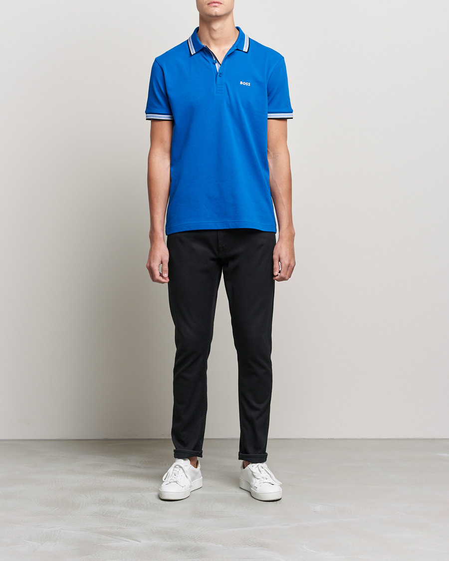 Herren | Poloshirts | BOSS GREEN | Paddy Piké Medium Blue