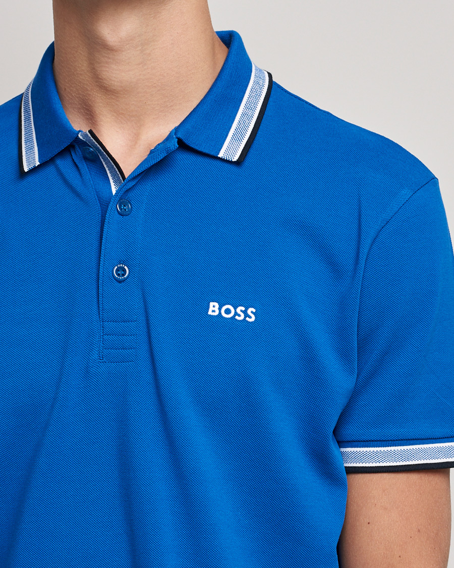 Herren | Poloshirts | BOSS GREEN | Paddy Piké Medium Blue