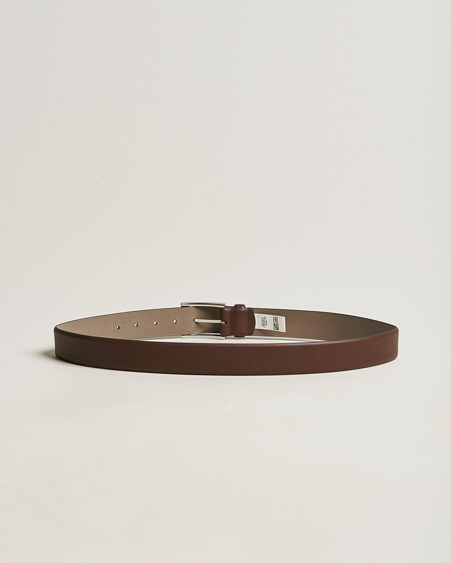 Herren | Accessoires | BOSS BLACK | Barnabie Leather Belt 3,5 cm Medium Brown