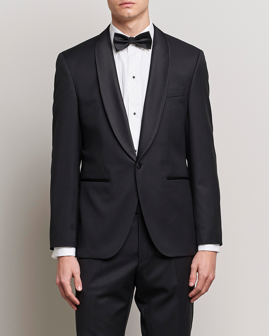 Herren | Dresscode Hochzeit | BOSS BLACK | Jeckson Shawl Tuxedo Blazer Black