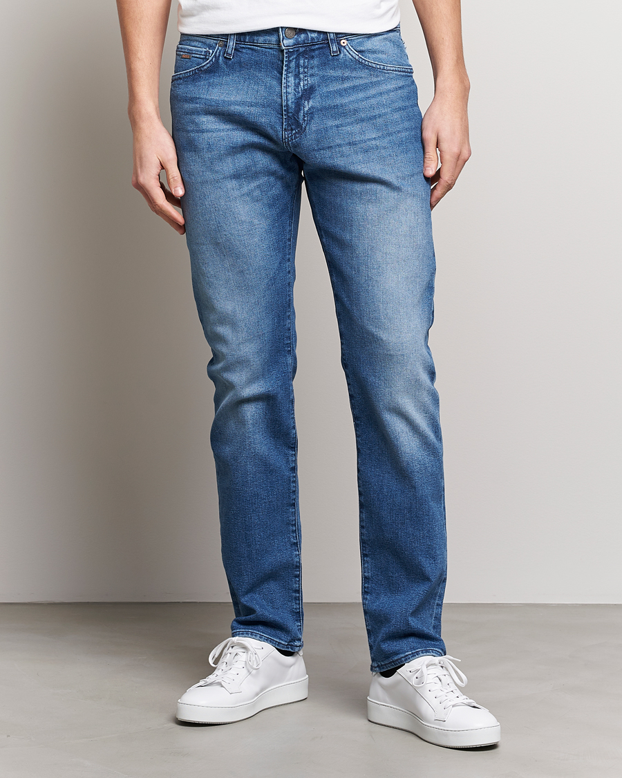 Herren | Kleidung | BOSS ORANGE | Maine Regular Fit Stretch Jeans Bright Blue