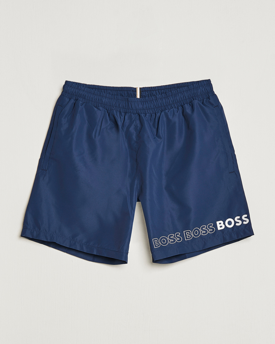 Herren | Badehosen | BOSS BLACK | Dolphin Swimshorts Navy