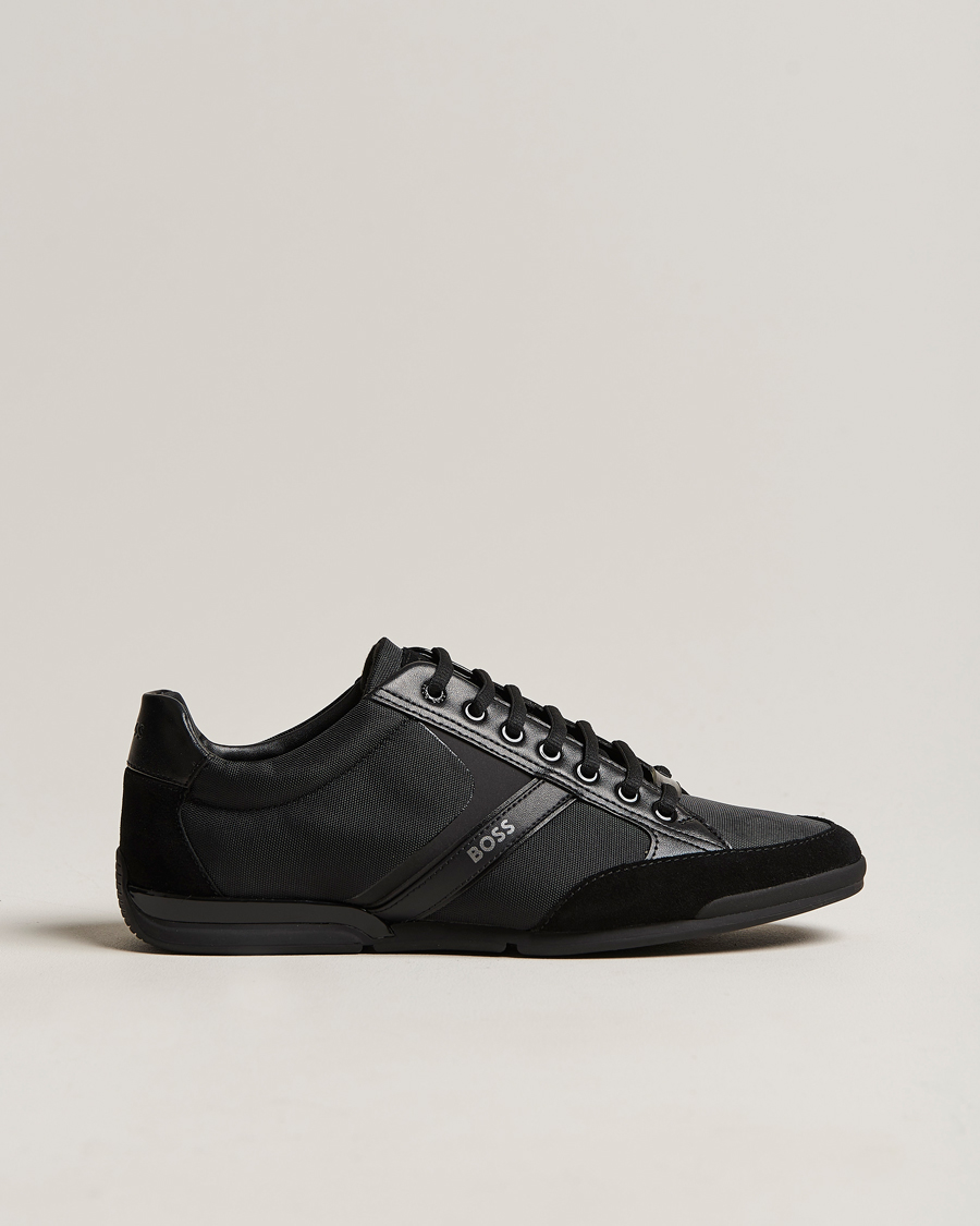 Herren | Saturn Low Sneaker Black | BOSS GREEN | Saturn Low Sneaker Black
