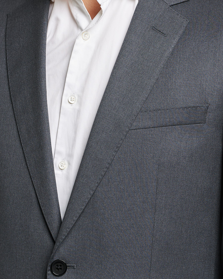 Herren | Sakkos | BOSS BLACK | Huge Slim Fit Wool Blazer Dark Grey