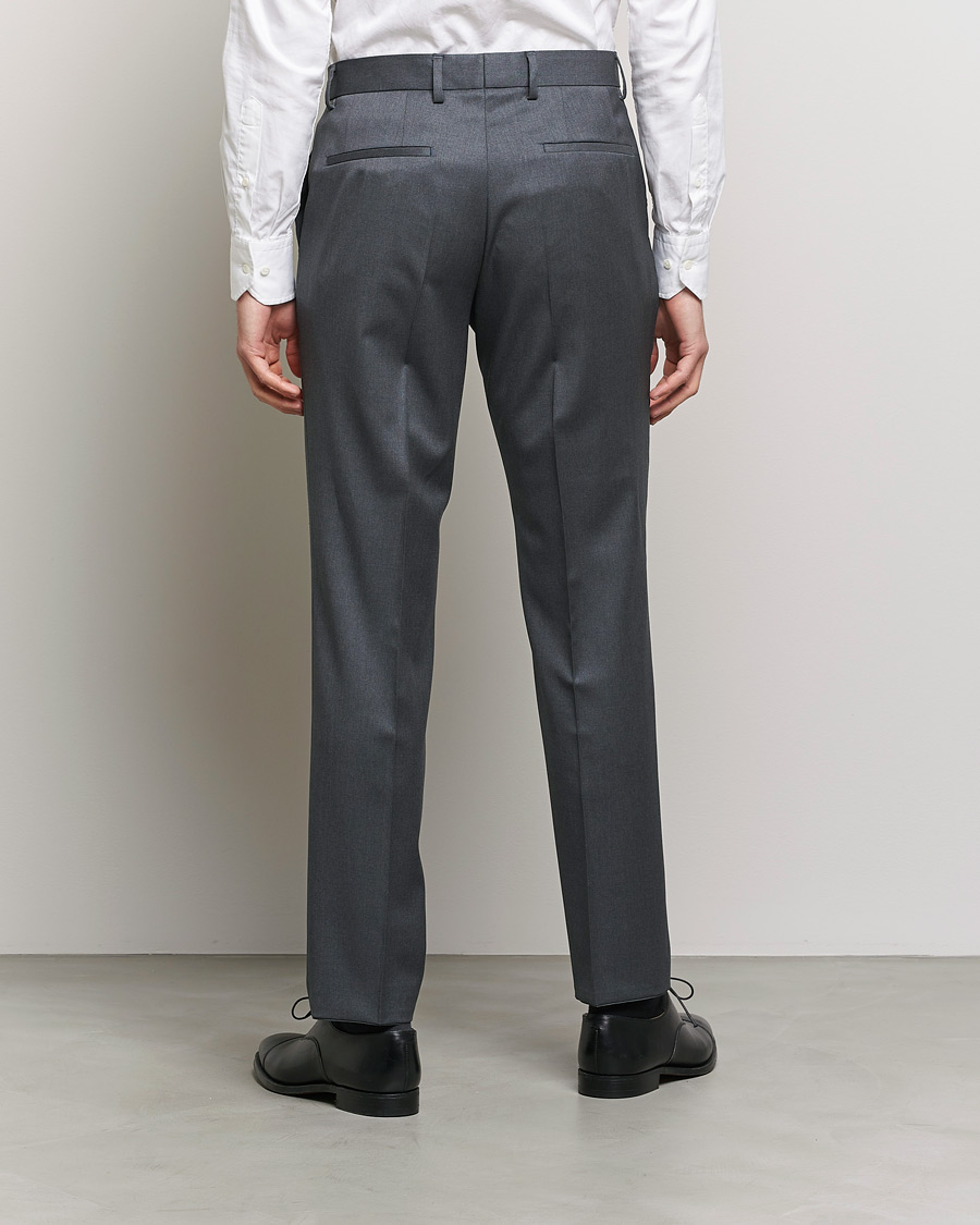 Herren | Hosen | BOSS BLACK | Genius Slim Fit Wool Trousers Dark Grey
