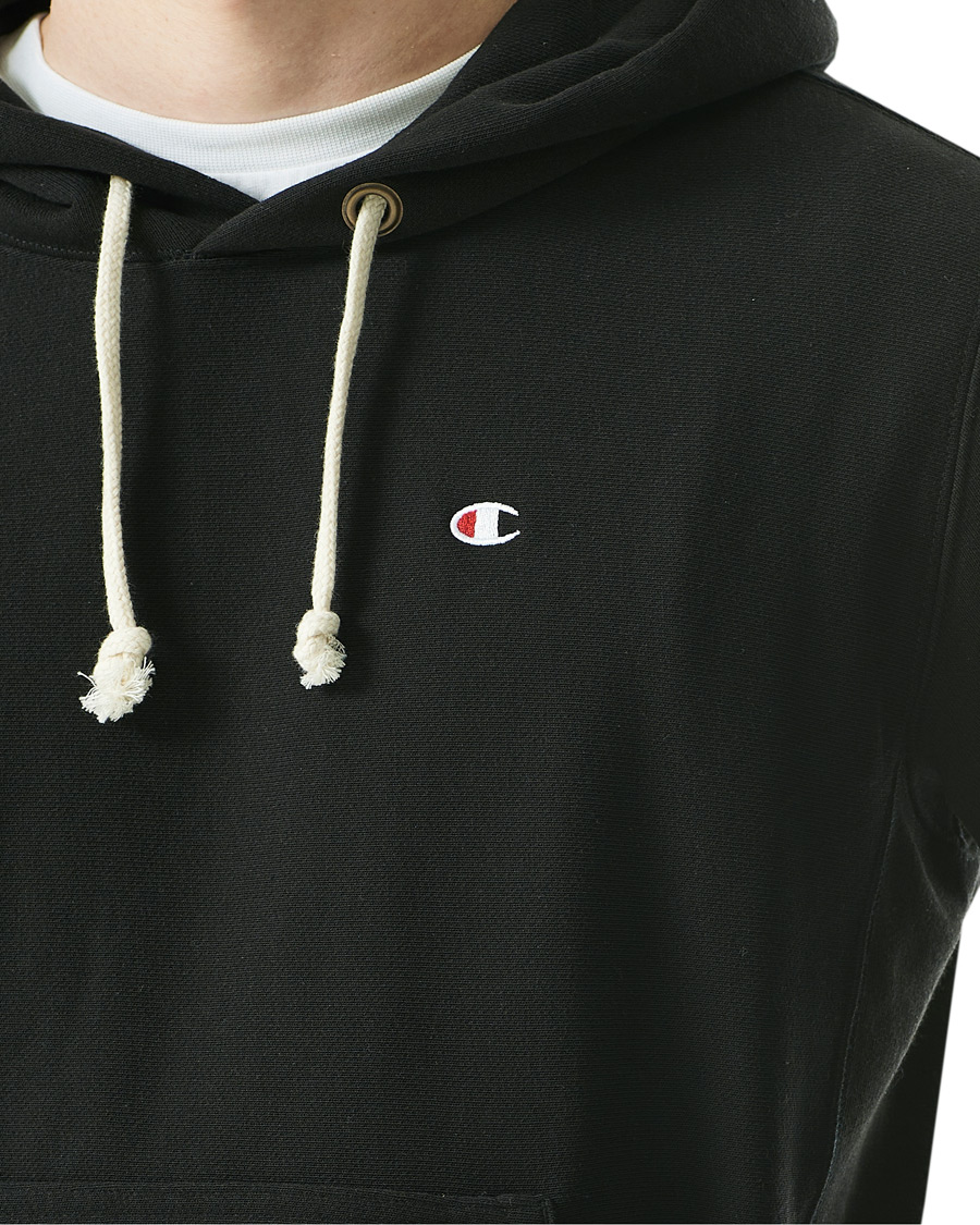 Herren | Pullover | Champion | Reverse Weave Soft Fleece Hood Black Beauty