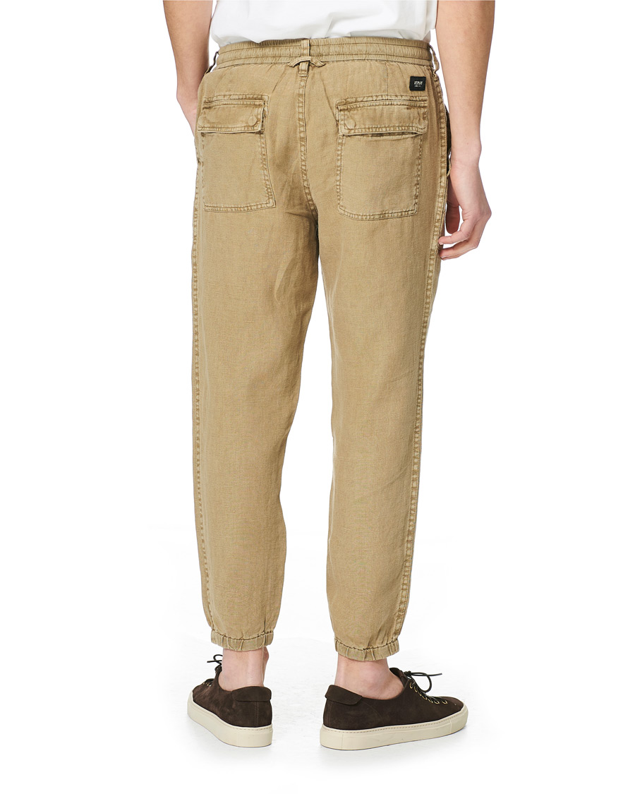 Herren | Hosen | Replay | Linen Drawstring Pants Khaki