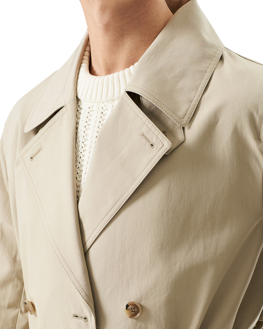 Herren | Jacken | Filippa K | Bristol Trench Coat Grey Beige