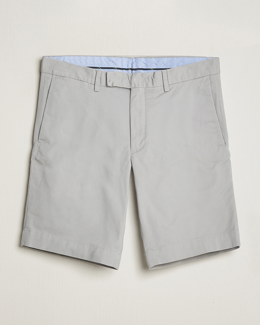 Herren | Shorts | Polo Ralph Lauren | Tailored Slim Fit Shorts Soft Grey