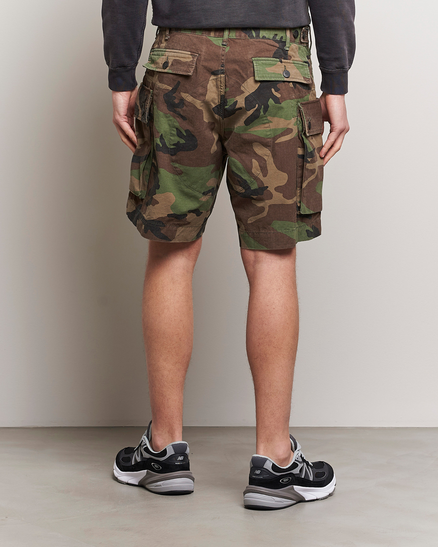 Herren | Shorts | RRL | Regiment Cargo Shorts Woodland Camo