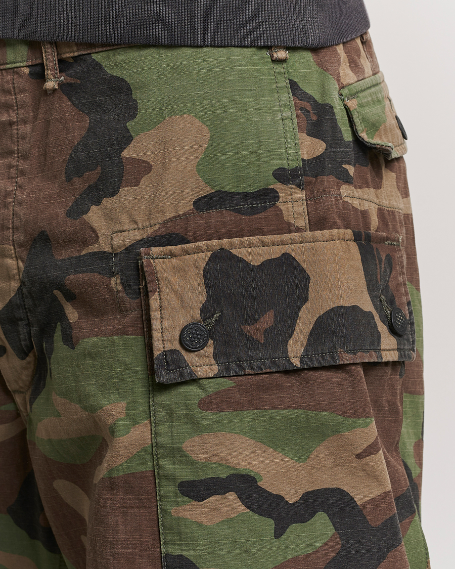 Herren | Shorts | RRL | Regiment Cargo Shorts Woodland Camo