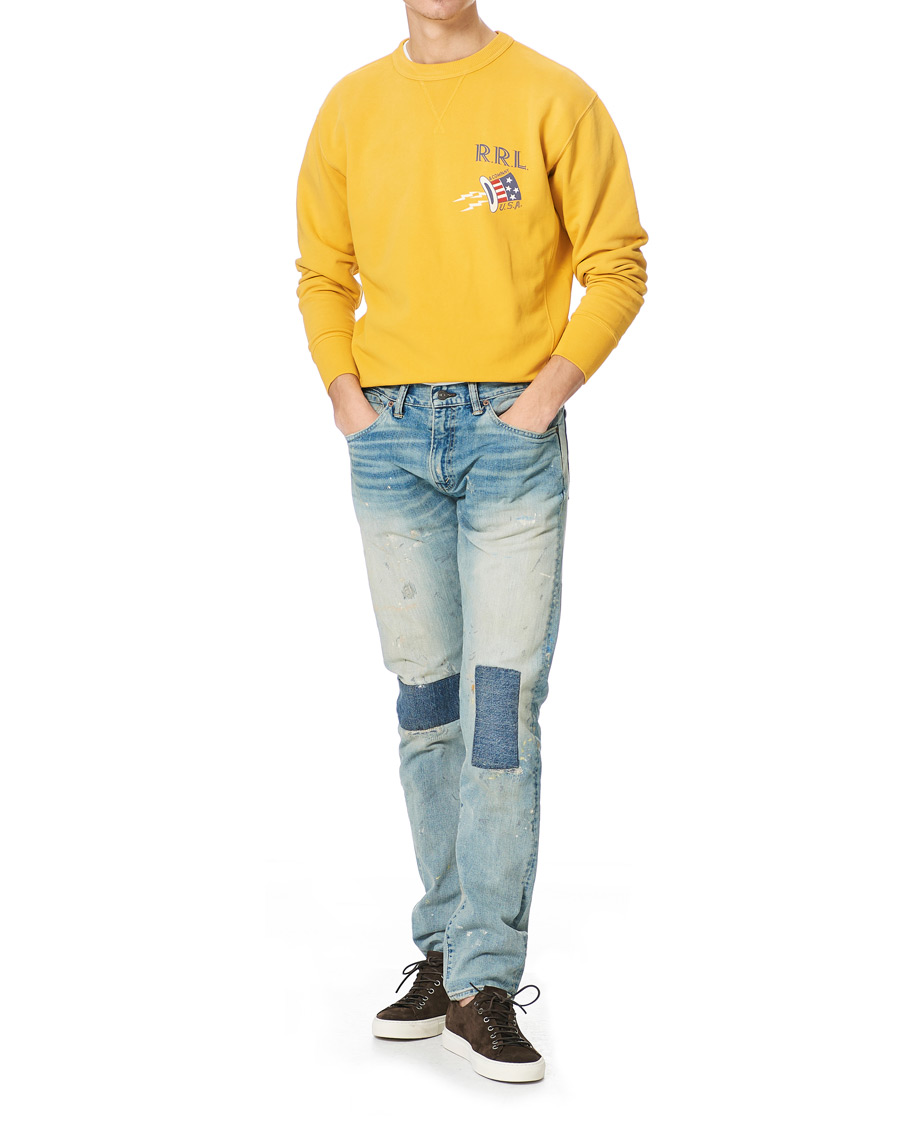 Herren | Pullover | RRL | Graphic Logo Sweatshirt Yellow