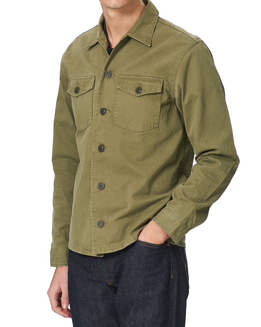 Herren | Hemden | RRL | Barrow Military Shirt Olive