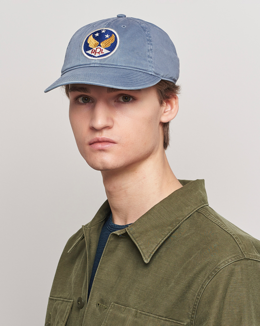 Herren | Hüte & Mützen | RRL | Garment Dyed Ball Cap Midnight Blue