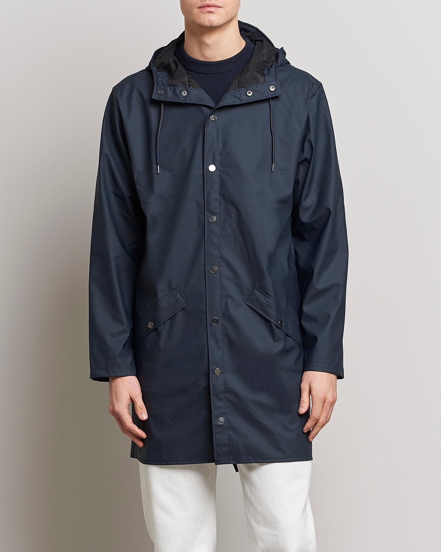 Herren | Klassische Jacken | RAINS | Long Jacket Navy