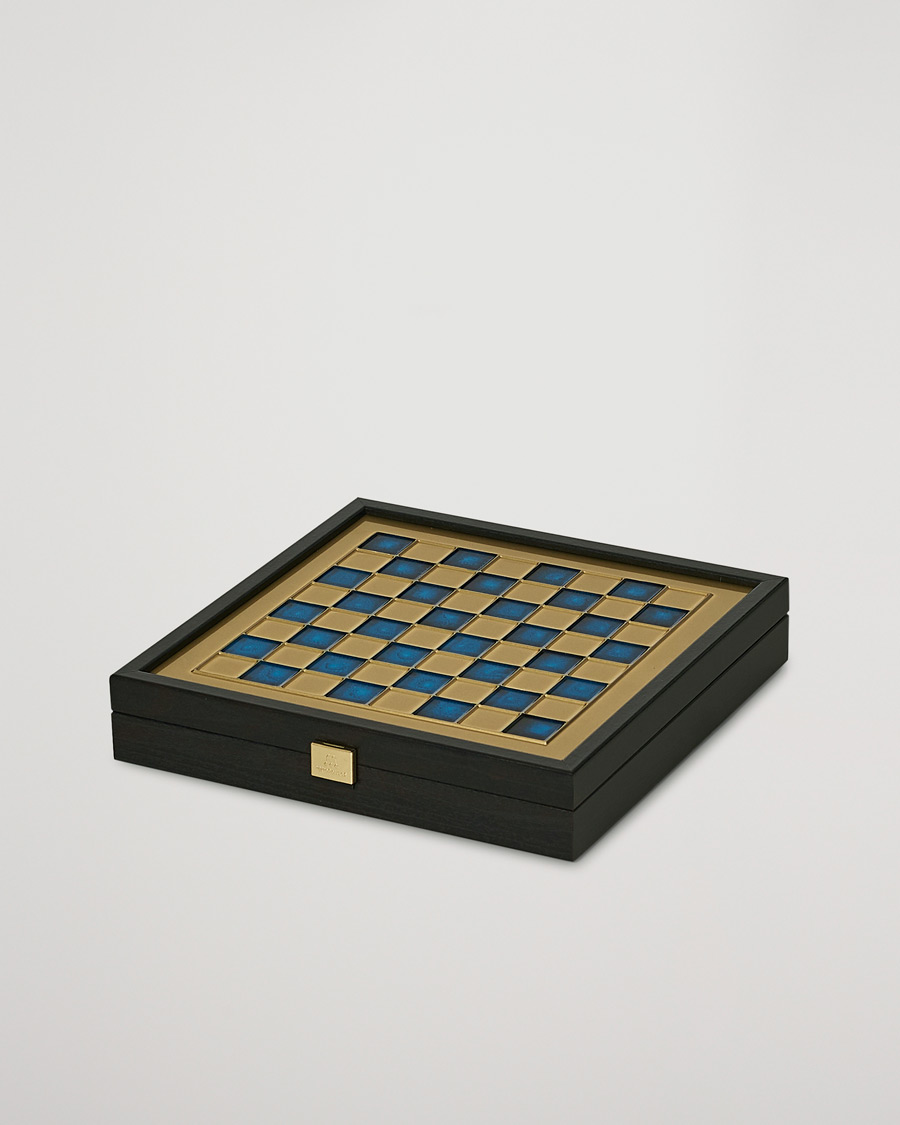 Herr | Manopoulos | Manopoulos | Greek Roman Period Chess Set Blue