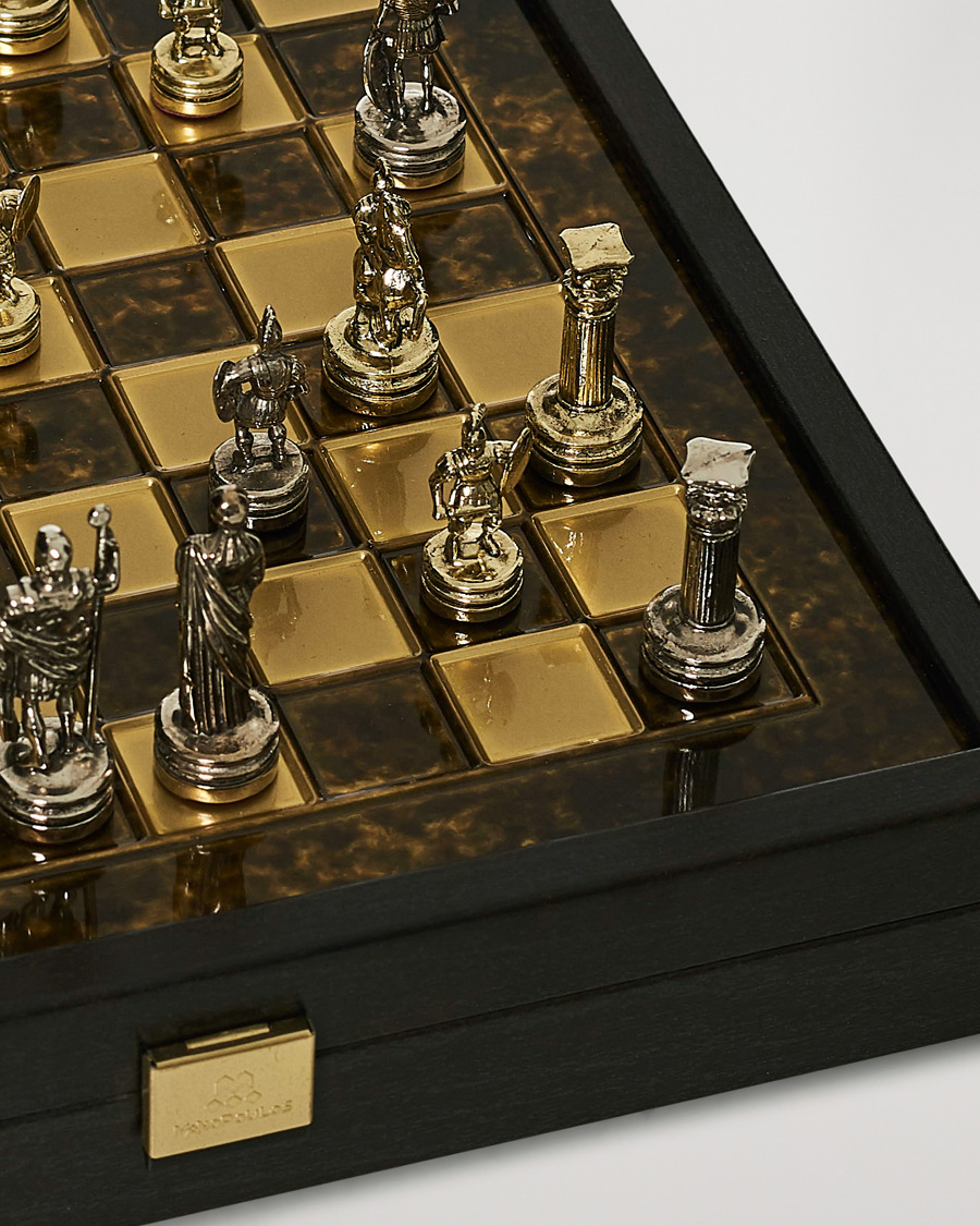 Herren | Spiel und Freizeit | Manopoulos | Greek Roman Period Chess Set Brown