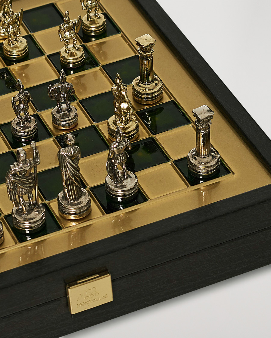 Herren | Spiel und Freizeit | Manopoulos | Greek Roman Period Chess Set Green