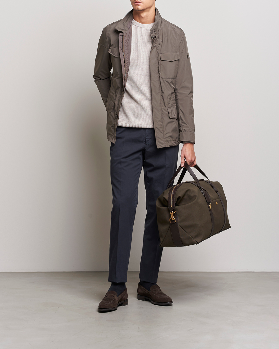 Herren | Taschen | Mismo | MismoM/S Avail 48h Nylon WeekendbagArmy/Dark Brown
