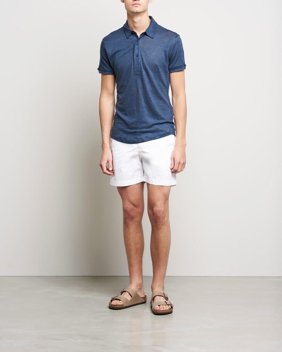 Herren | Badehosen | Orlebar Brown | Bulldog II Medium Length Swim Shorts White