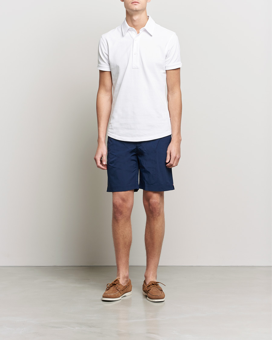 Herren | Badehosen | Orlebar Brown | Dane III Long Leg Swim Shorts Navy