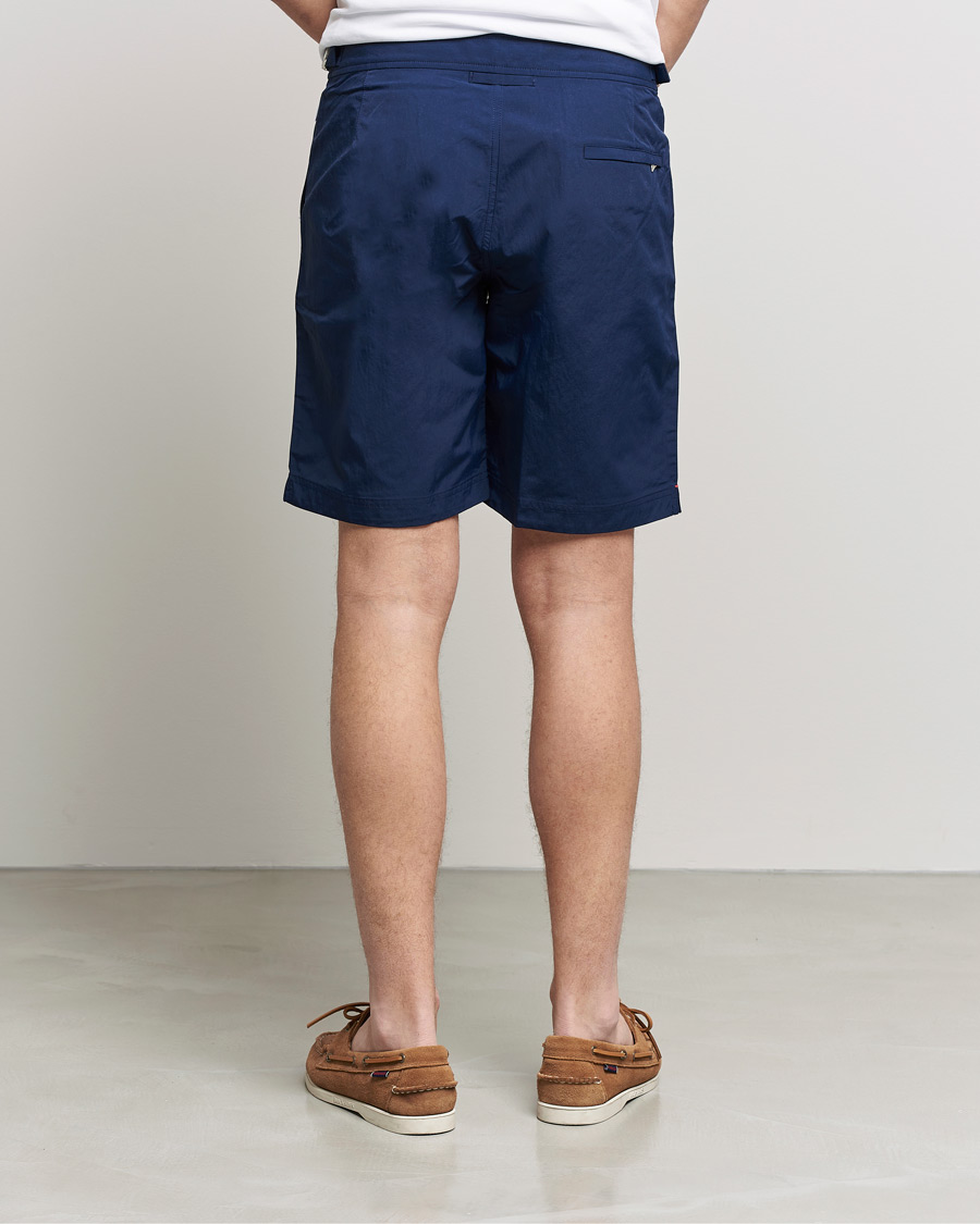 Herren | Badehosen | Orlebar Brown | Dane III Long Leg Swim Shorts Navy