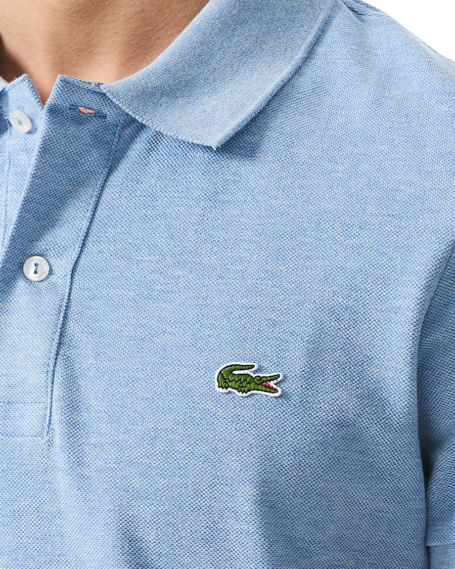 Herren | Poloshirts | Lacoste | Slim Fit Polo Piké Cloudy Blue