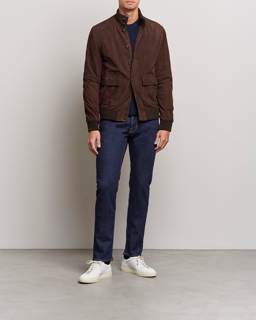 Herren | Jeans | Jacob Cohën | Nick 622 Slim Fit Stretch Jeans Rinse