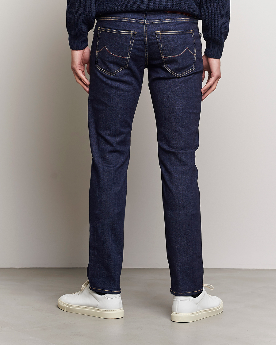 Herren | Jeans | Jacob Cohën | Nick 622 Slim Fit Stretch Jeans Rinse