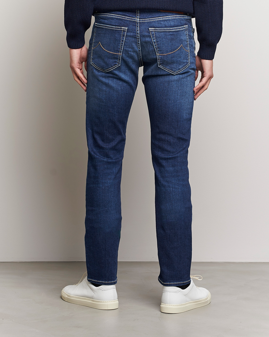 Herren | Jeans | Jacob Cohën | Bard 688 Slim Fit Stretch Jeans Medium Dark