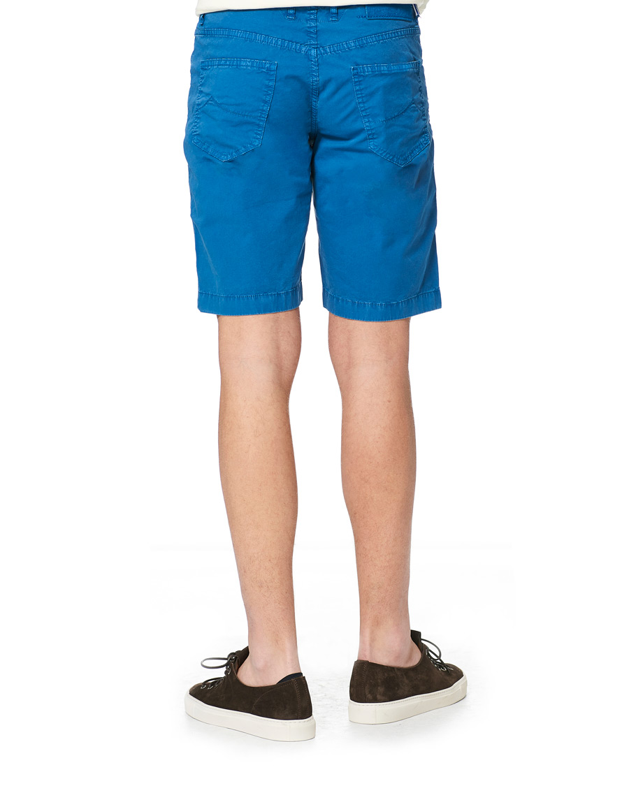 Herren | Shorts | Jacob Cohën | Nicolas Cotton Shorts Blue