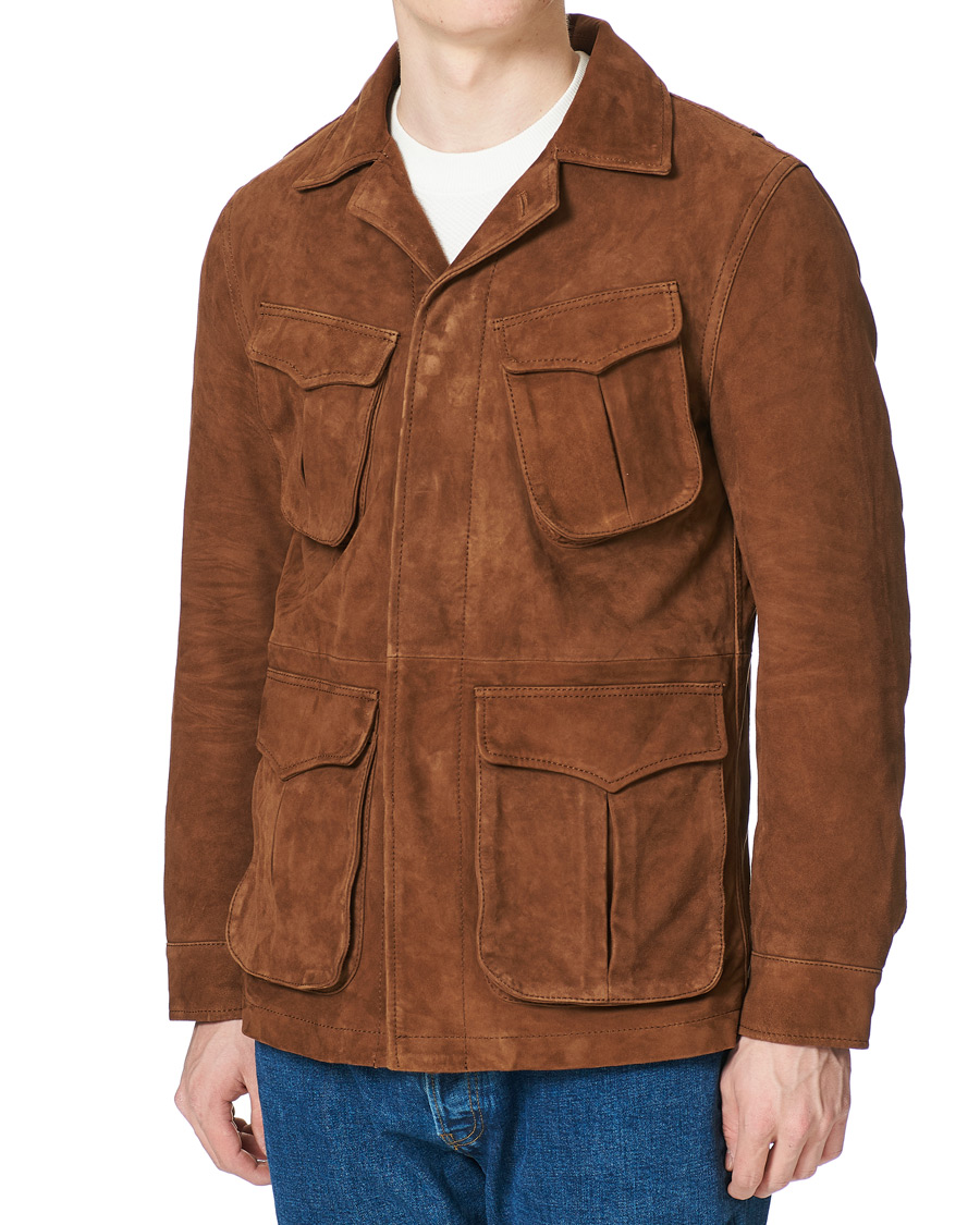 Herren | Jacken | Oscar Jacobson | Wester Sude Field Jacket Brown