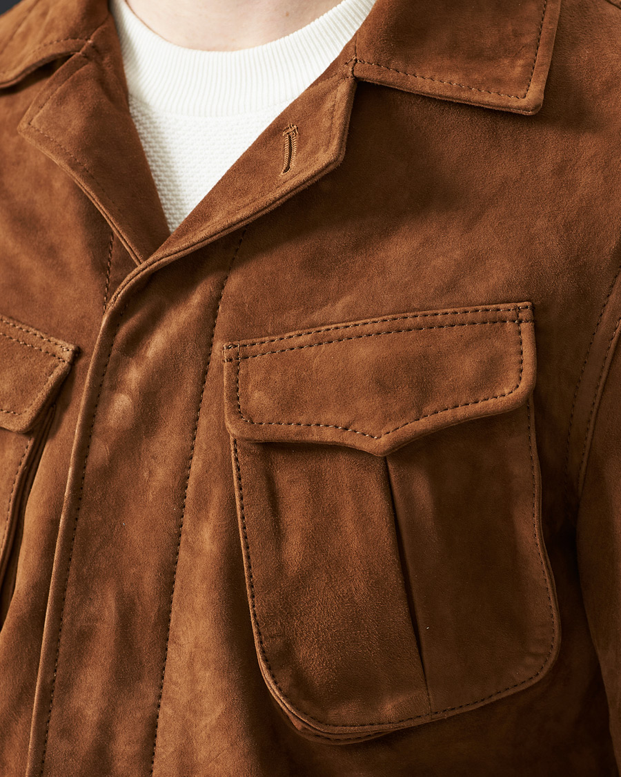 Herren | Jacken | Oscar Jacobson | Wester Sude Field Jacket Brown