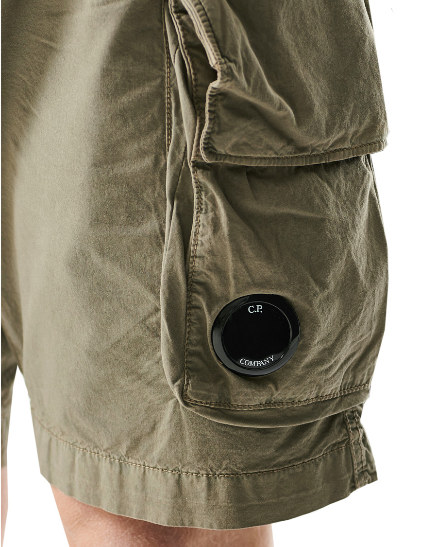Herren | Shorts | C.P. Company | Stretch Twill Cargo Shorts Olive