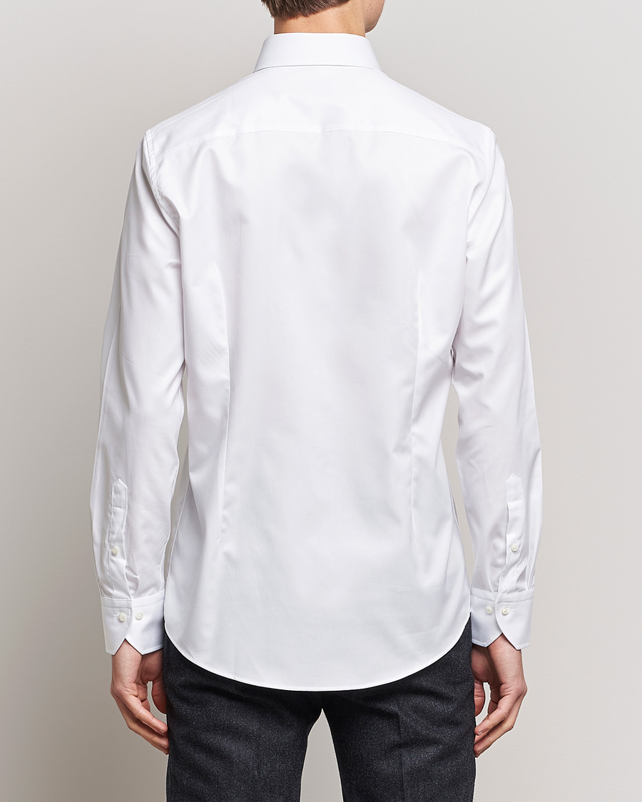 Herren | Hemden | Stenströms | Slimline Extreme Cut Away Shirt White