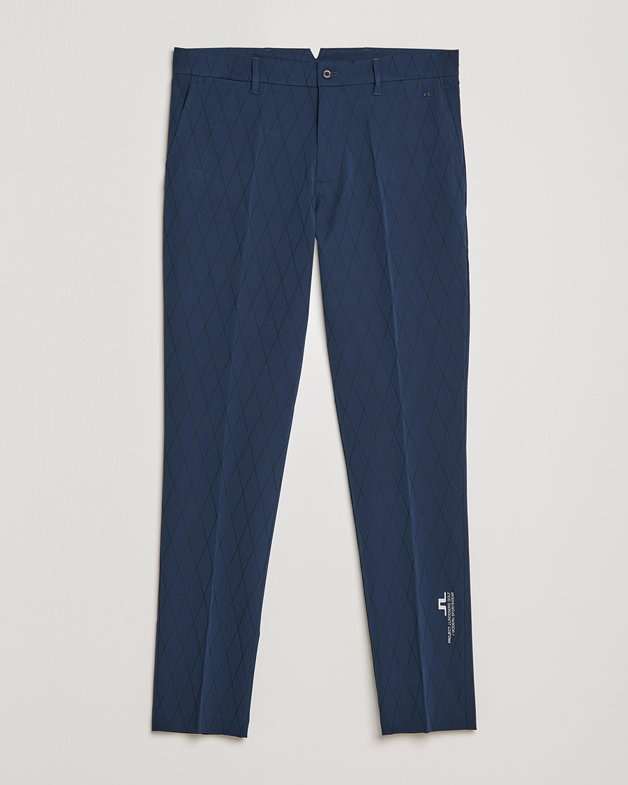 Herren | Hosen | J.Lindeberg | Active Argyle Golf Pants Navy