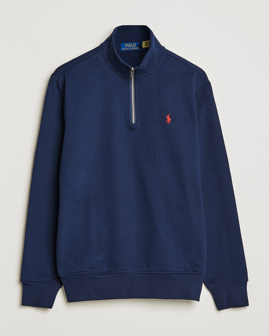 Herren | Pullover | Polo Ralph Lauren | Fleece Jersey Half Zip Cruise Navy