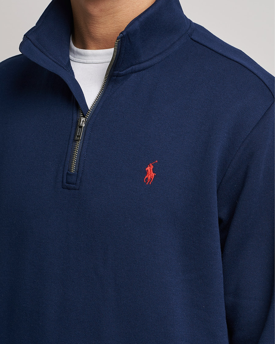 Herren | Pullover | Polo Ralph Lauren | Fleece Jersey Half Zip Cruise Navy