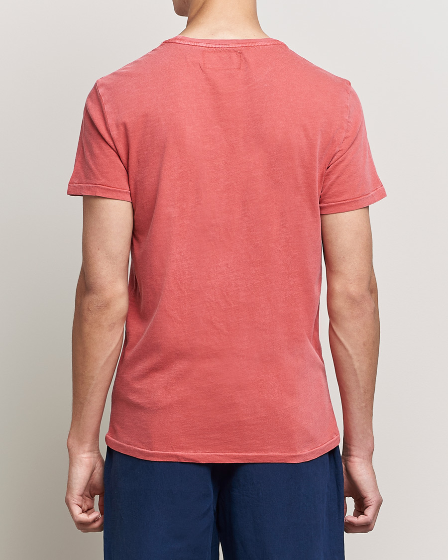 Herren | T-Shirts | Polo Ralph Lauren | Washed Crew Neck Pocket Tee Starboard Red