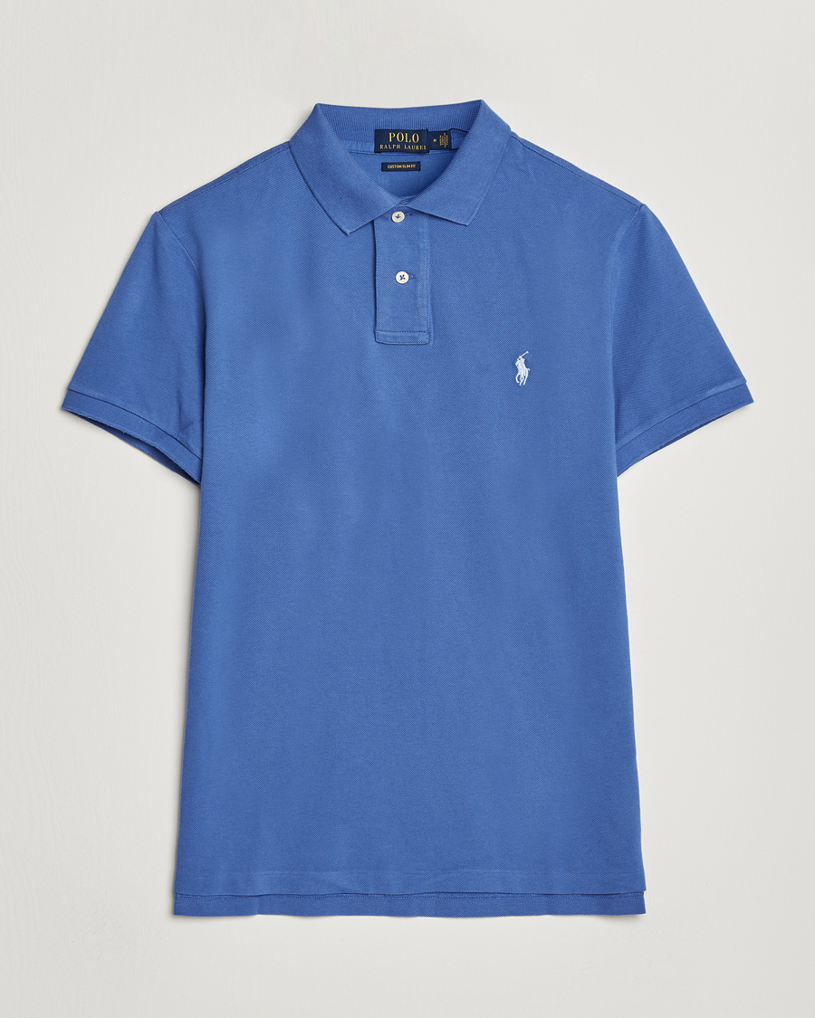 Herren | Poloshirts | Polo Ralph Lauren | Custom Slim Fit Polo Liberty Blue