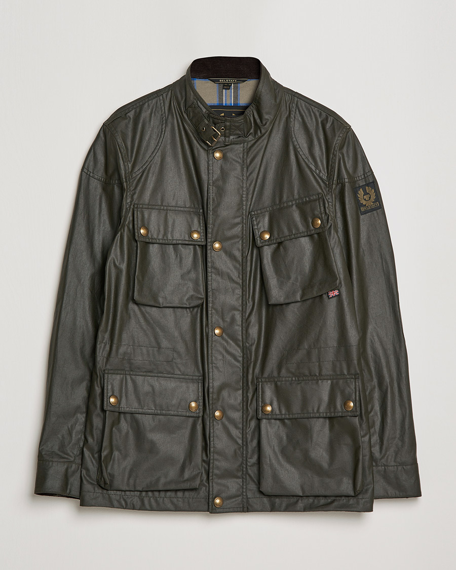 BELSTAFF フィールドマスター　ジャケット カーキ　44 Belstaff Fieldmaster Waxed Jacket Faded Olive bei Care of Carl
