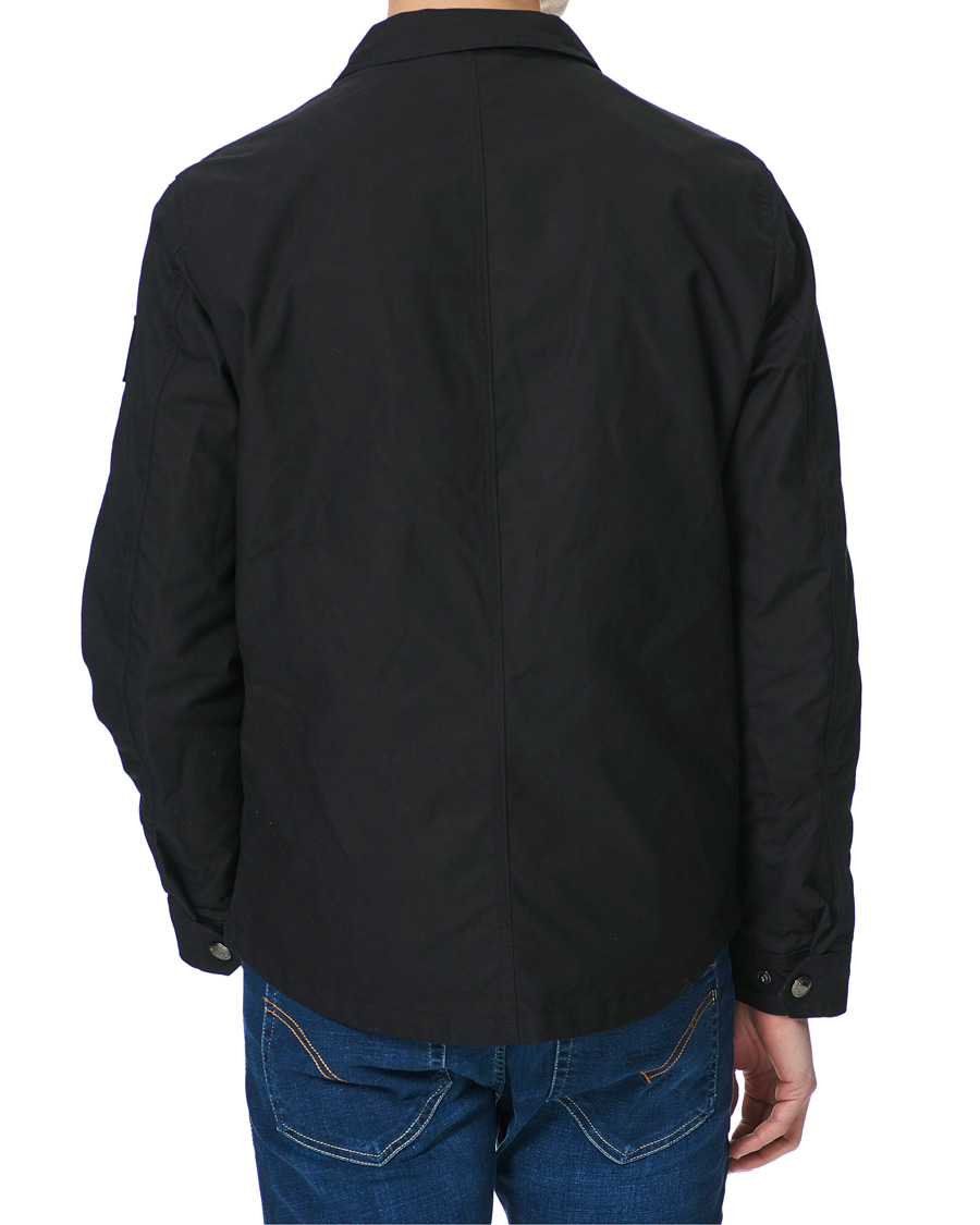 Herren | Jacken | Belstaff | Hedger Dry Wax Overshirt Jacket Black