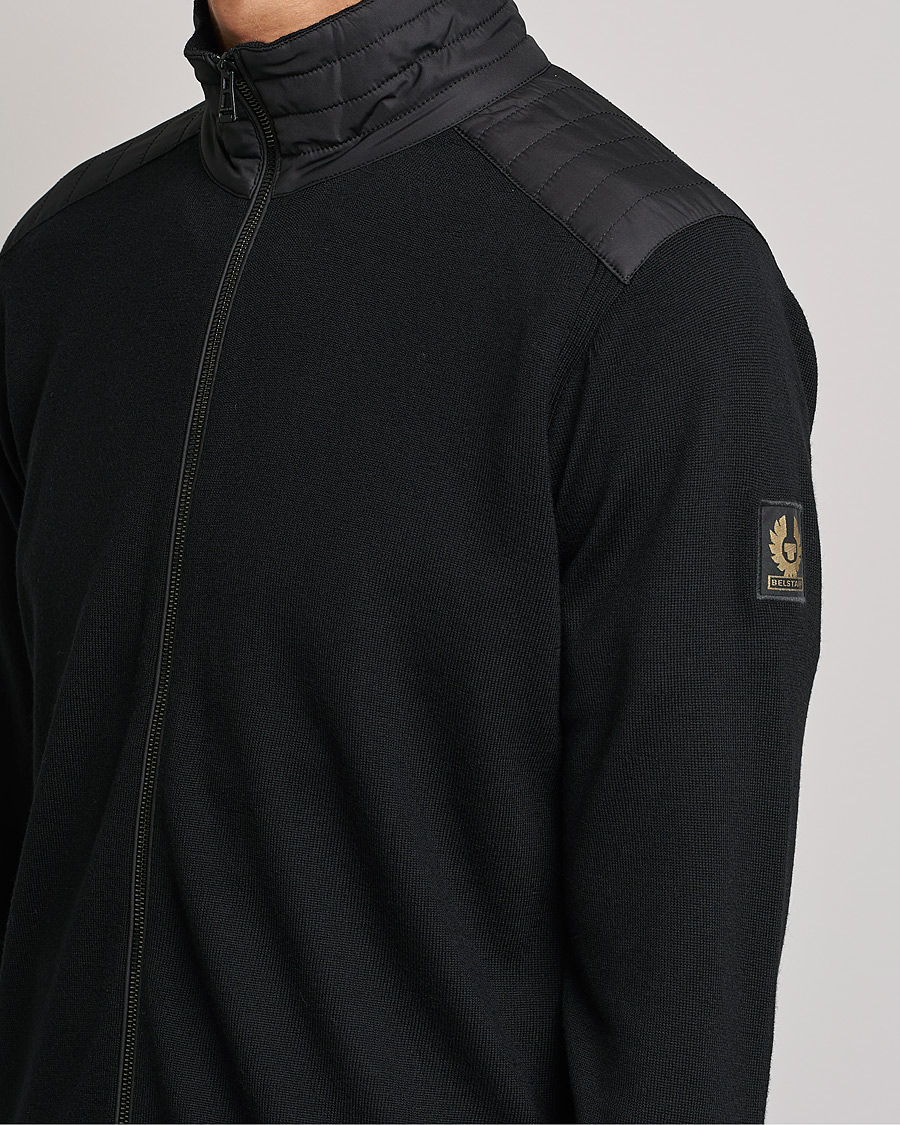Herren | Pullover | Belstaff | Kelby Zip Cardigan Black