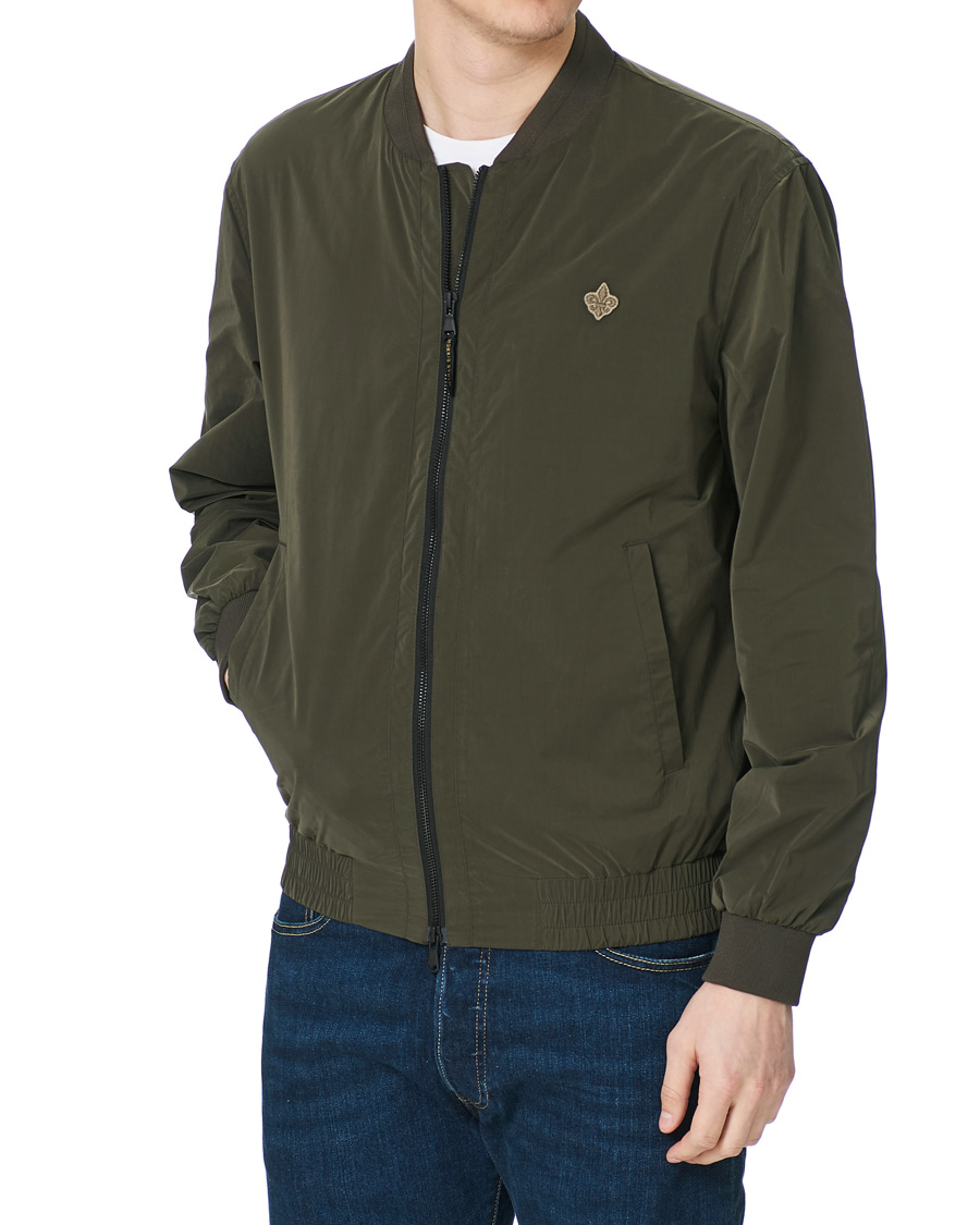 Herren | Jacken | Morris | Nicolas Nylon Bomber Jacket Olive