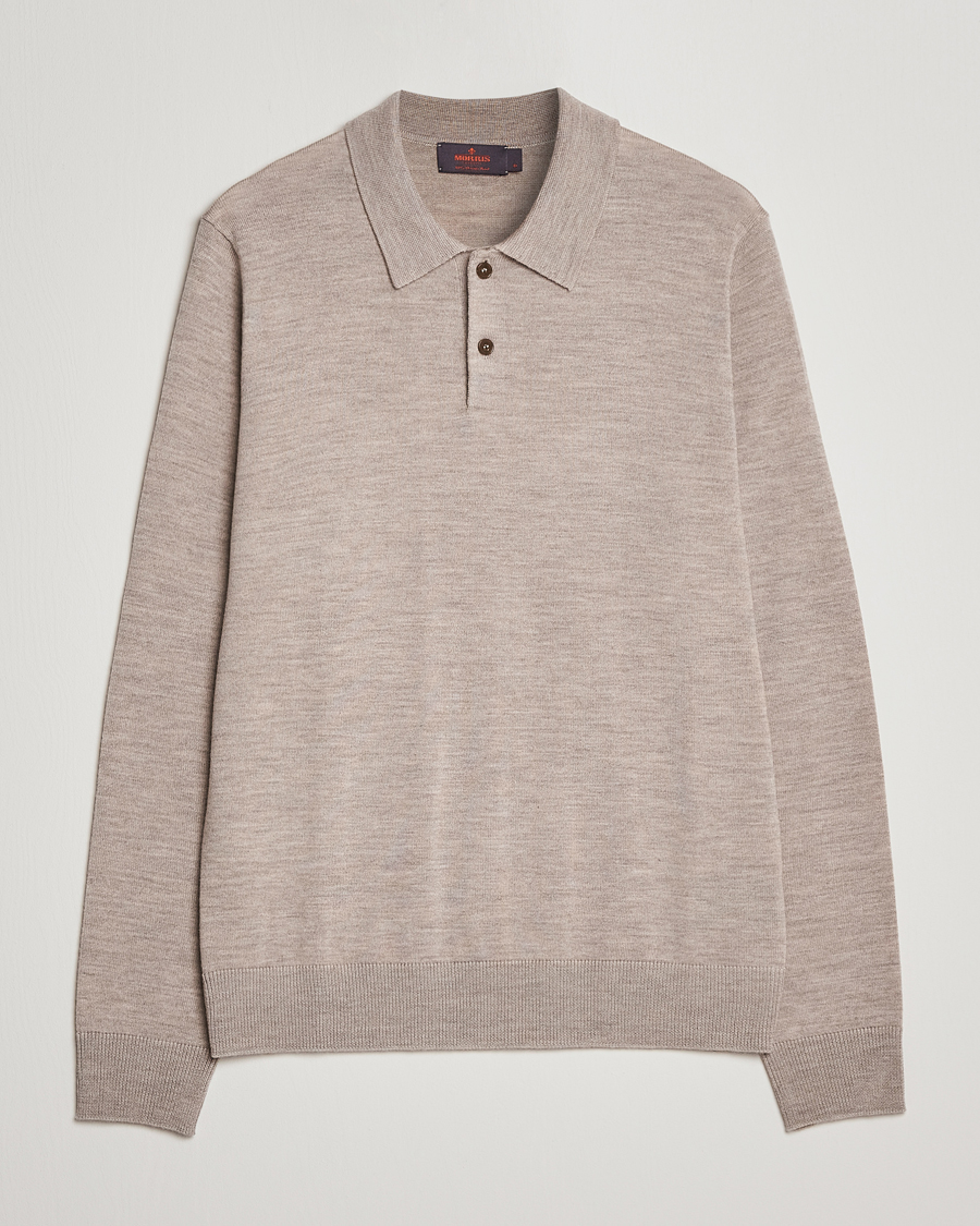 Herren | Pullover | Morris | Merino Polo Knit Khaki