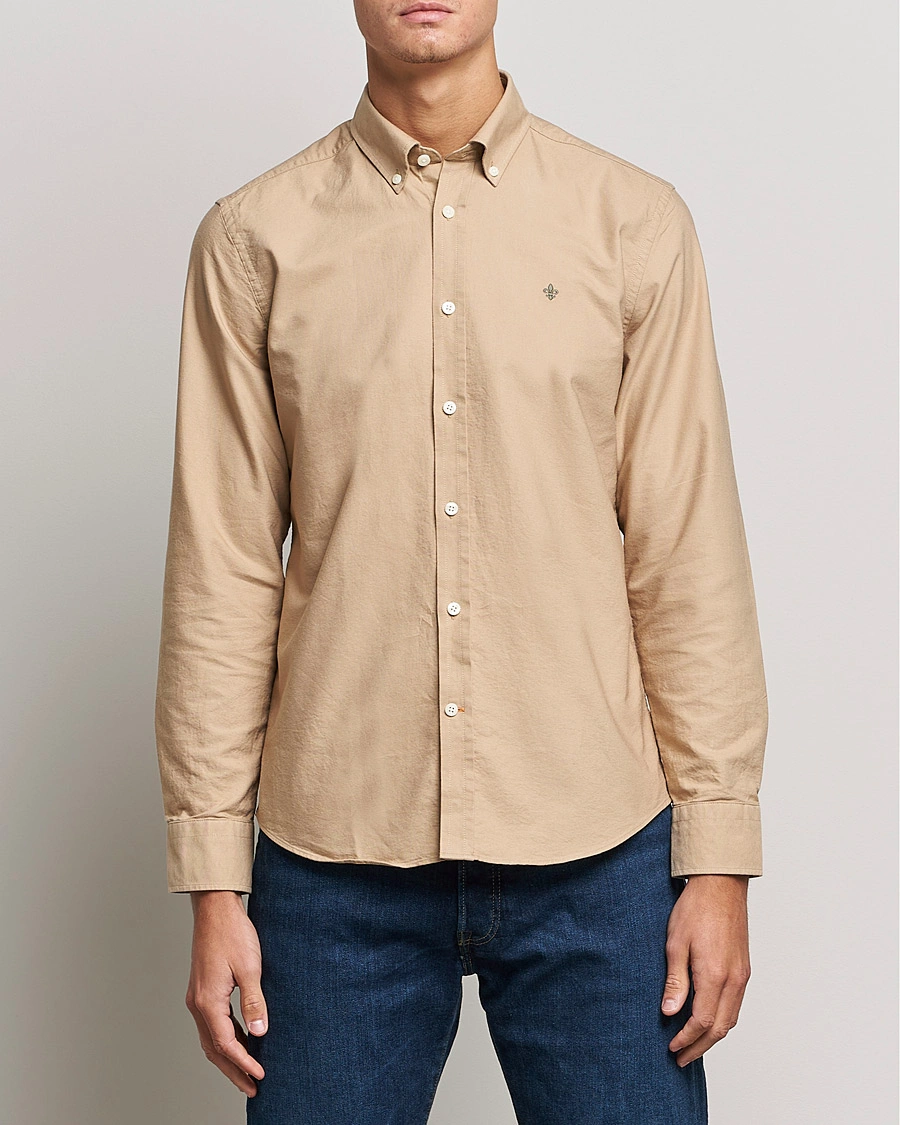 Herren | Sale | Morris | Douglas Oxford Shirt Khaki