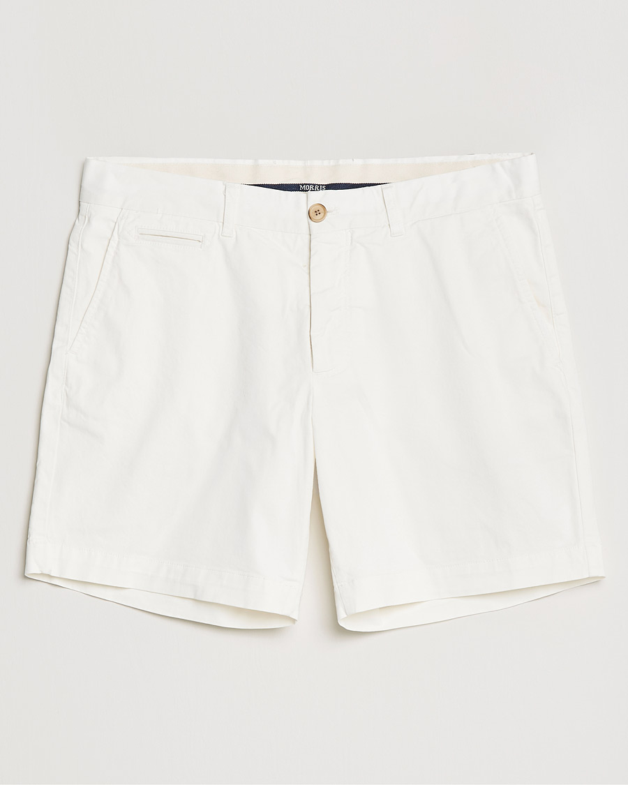 Herren | Shorts | Morris | Light Twill Chino Shorts White