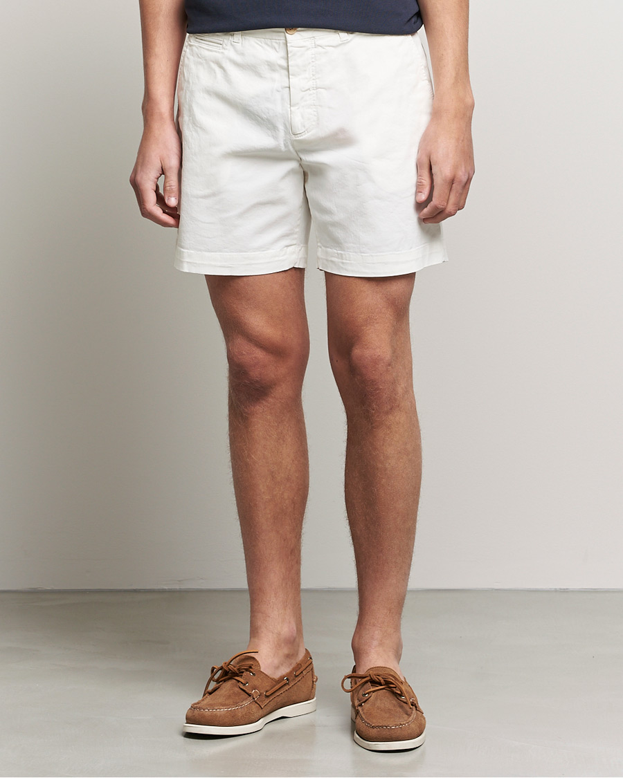 Herren | Shorts | Morris | Light Twill Chino Shorts White